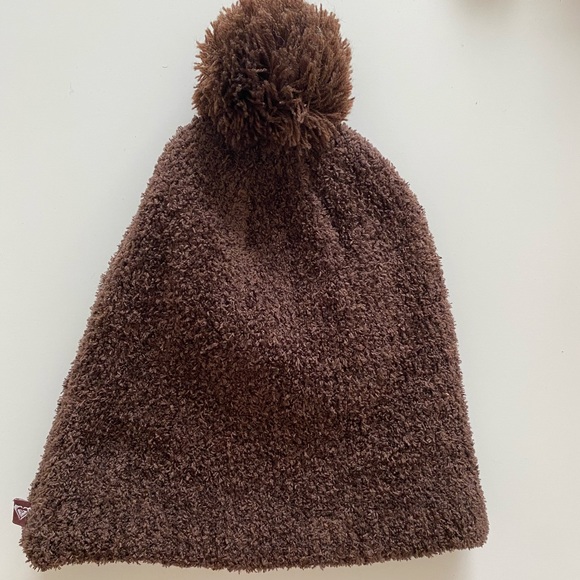Roxy pom pom brown beanies - Picture 2 of 3